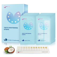 Carebest Teeth Whitening Strips kit packaging and components