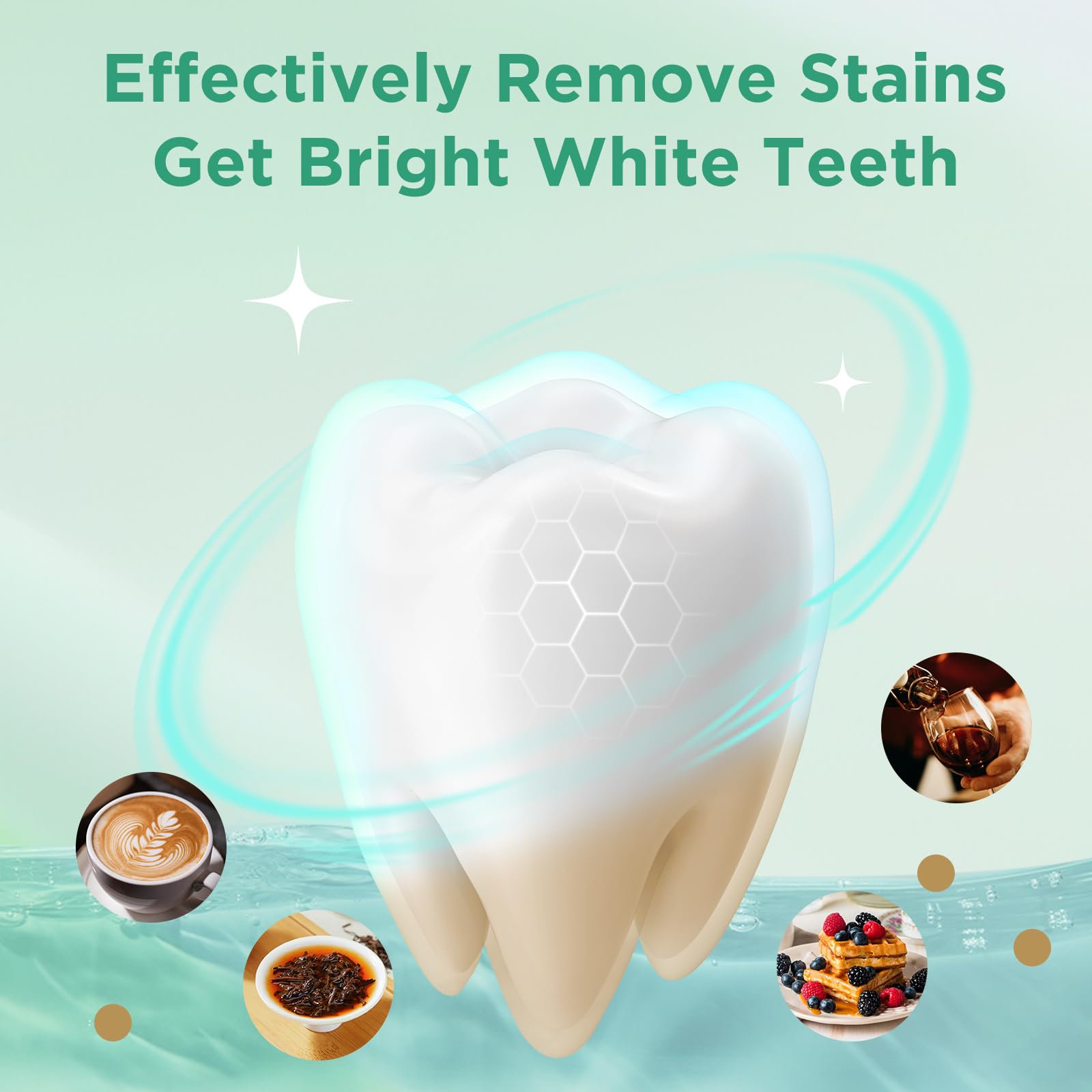 Carebest Teeth Whitening Strips packaging with kit contents