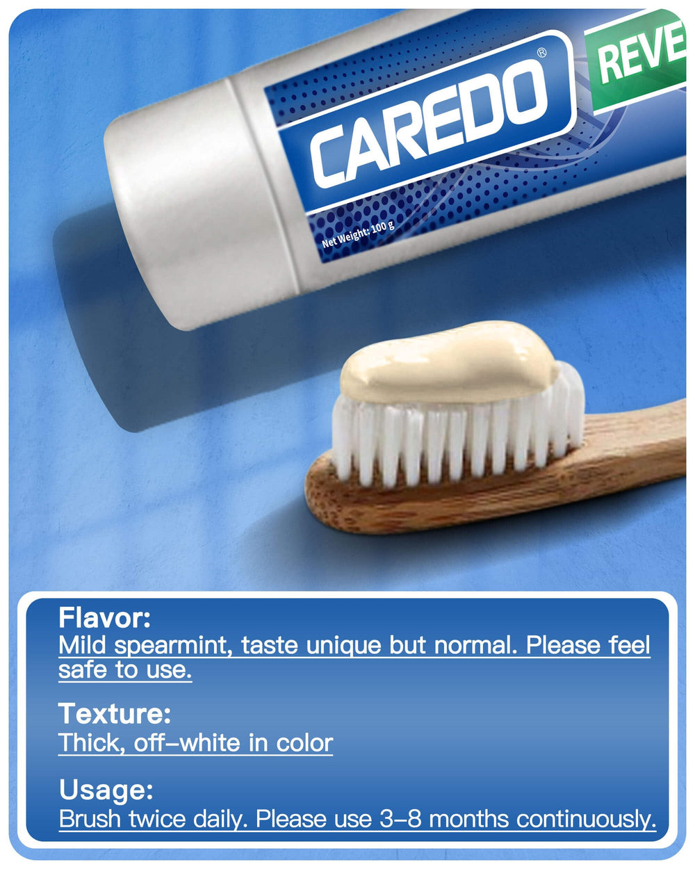 CAREDO set packaging and instructions