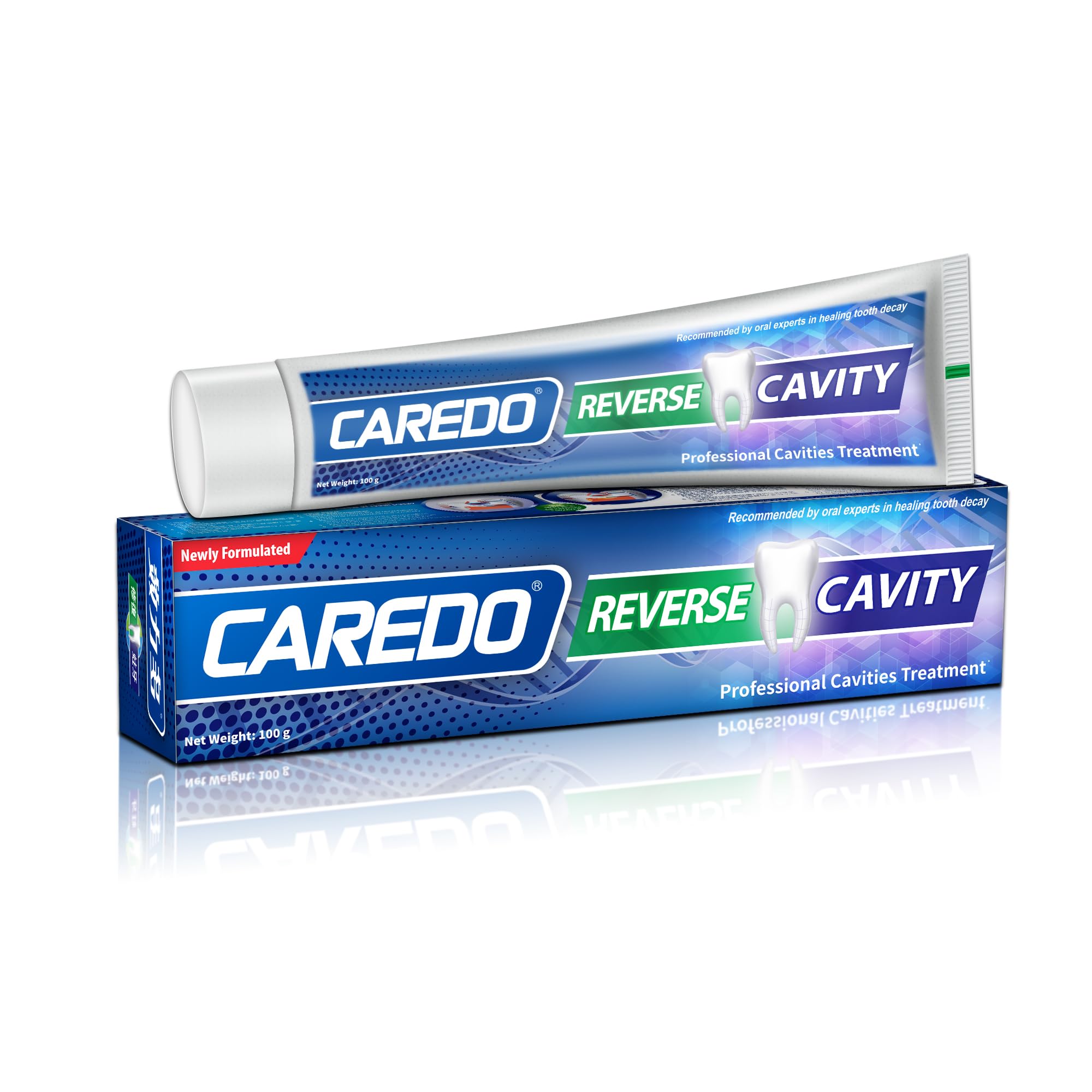 CAREDO toothpaste tube 100g hydroxyapatite fluoride-free
