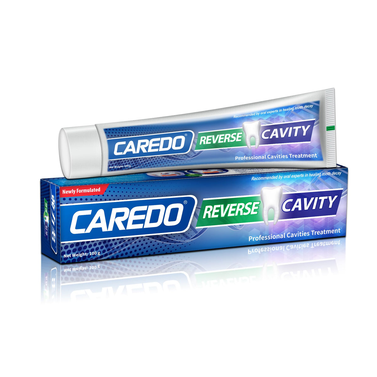 CAREDO toothpaste tube 100g hydroxyapatite fluoride-free