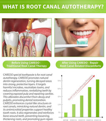 Family smiling after using Caredo toothpaste for gum care and oral health