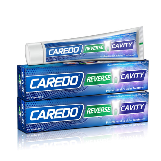 CAREDO hydroxyapatite toothpaste packaging