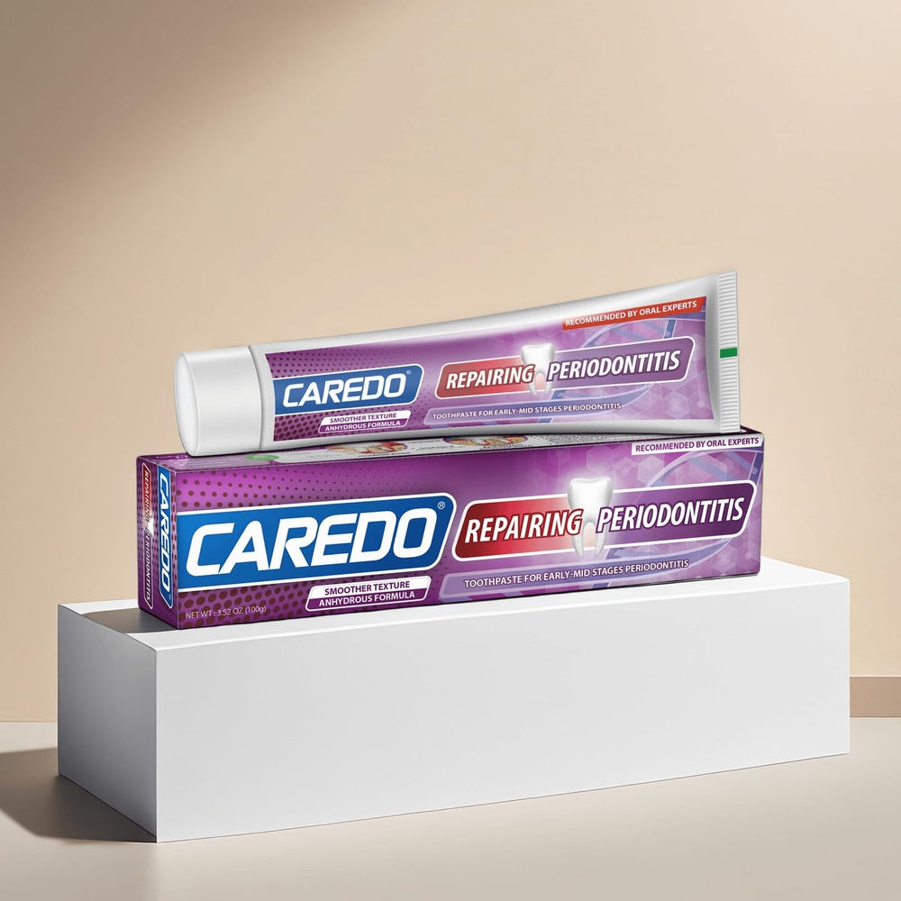 CAREDO toothpaste aiding bleeding gums support and gum health