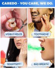 Ingredients and minerals in CAREDO toothpaste