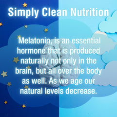 Supplement facts panel on CAREFAST Melatonin bottle