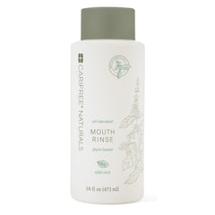 Bottled CariFree Naturals Mouth Rinse with Wild Mint label
