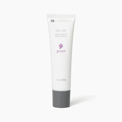 CariFree Gel 1100 grape toothpaste tube on white background