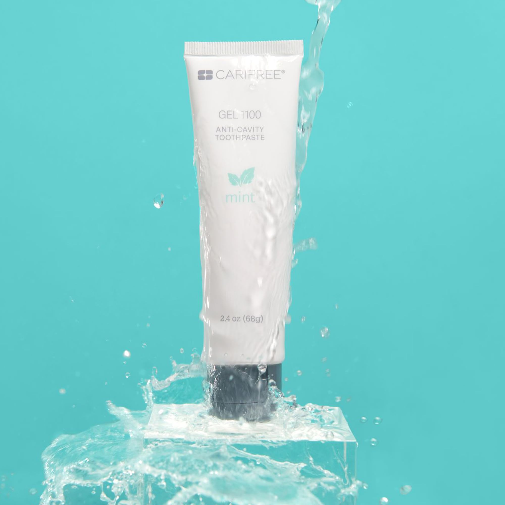 Ingredients panel of CariFree Gel 1100 Mint toothpaste