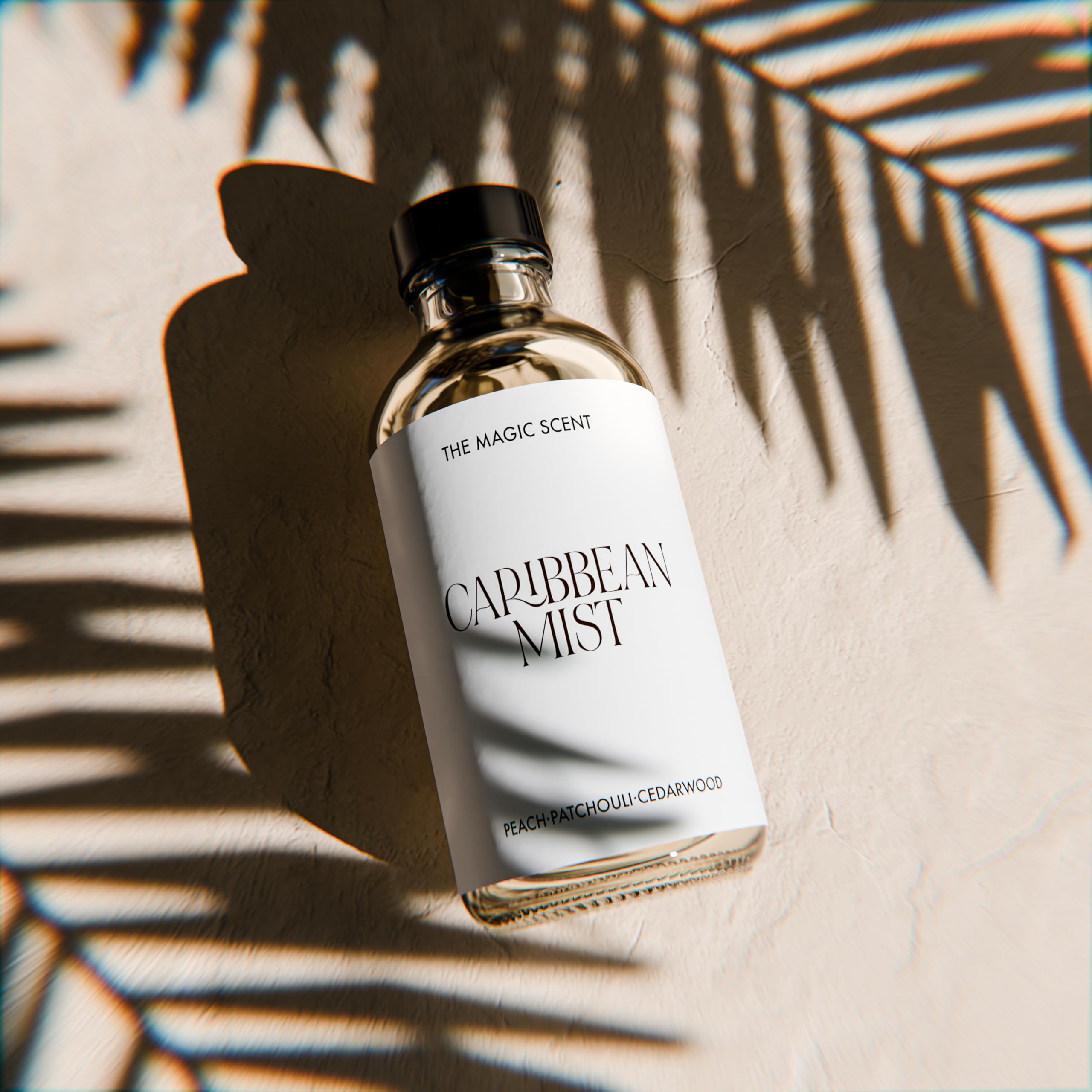 Caribbean Mist diffuser oil – top notes peach, patchouli, cedar wood