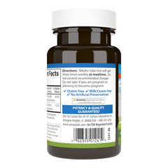 Close-up of Carlson A & D softgels capsules