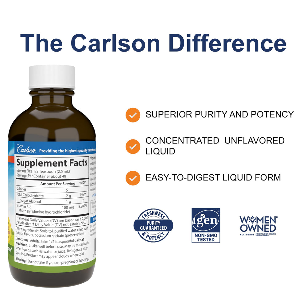 Side profile of Carlson B-6 Liquid bottle