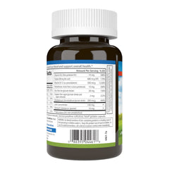 Capsules inside the Carlson Blood Nutrients bottle