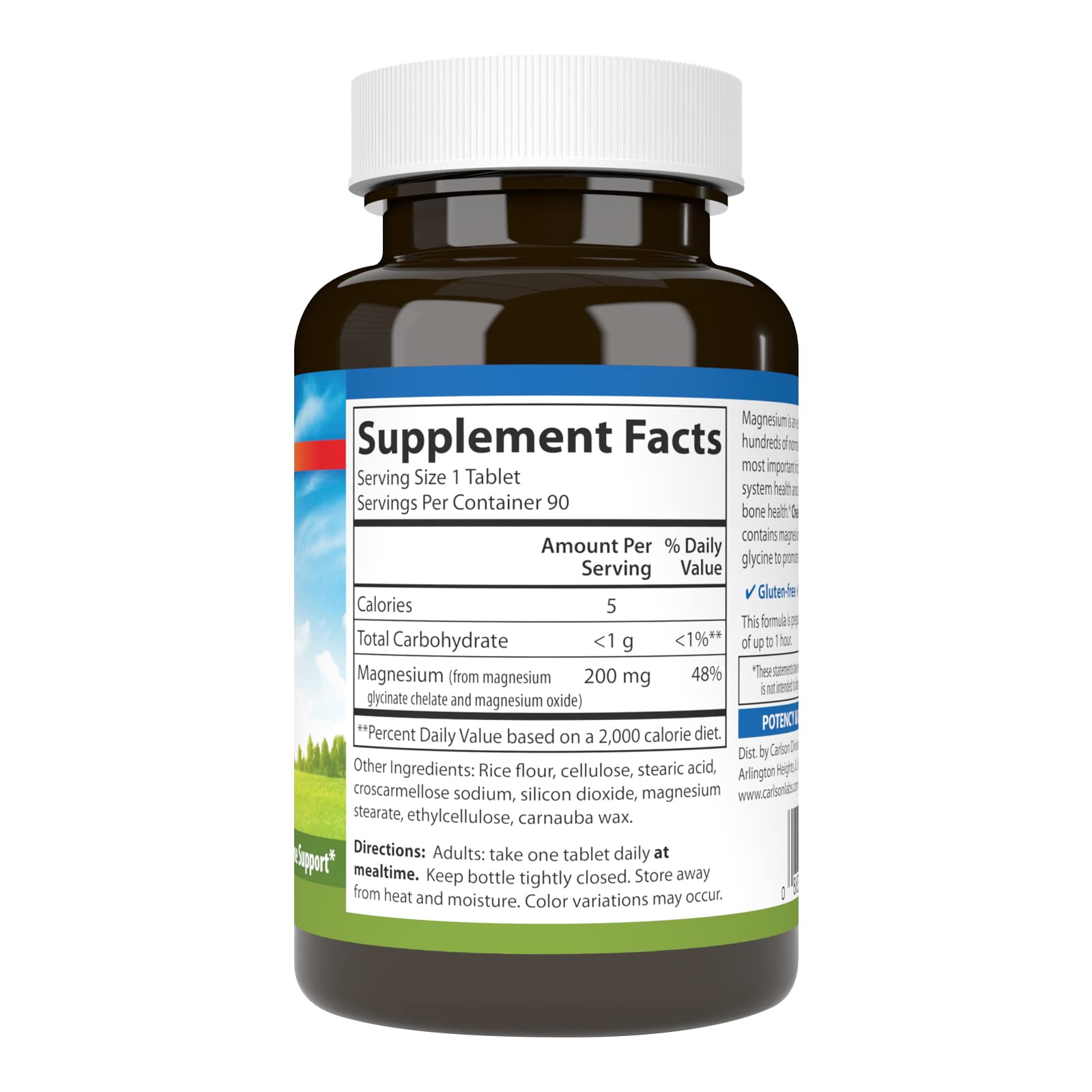 Label detail showing 200 mg per tablet