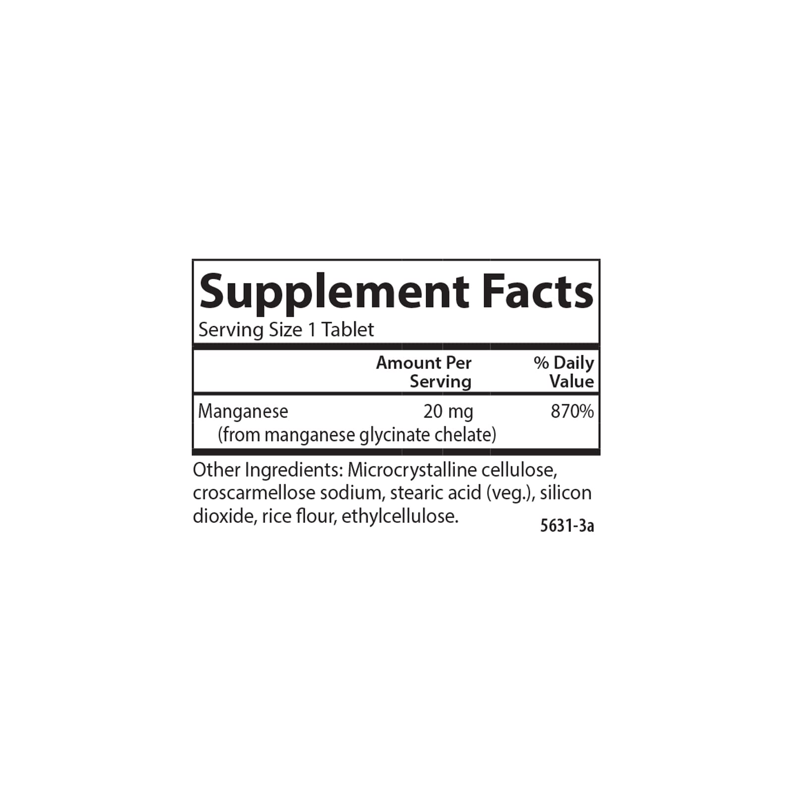 Side view of bottle with tablets