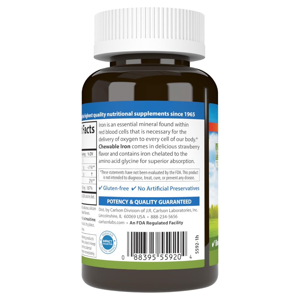 Lifestyle image illustrating energy and wellness from Carlson Chewable Iron