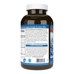 Graphic showing 230 mg omega-3 per softgel