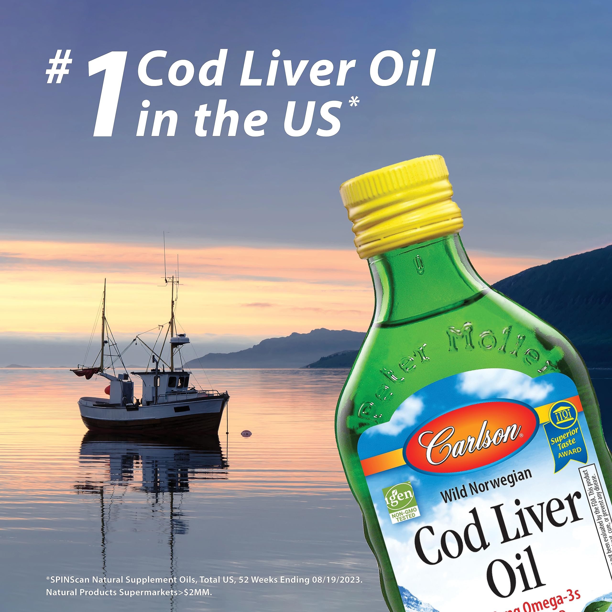Packaging for Carlson Cod Liver Oil Gems