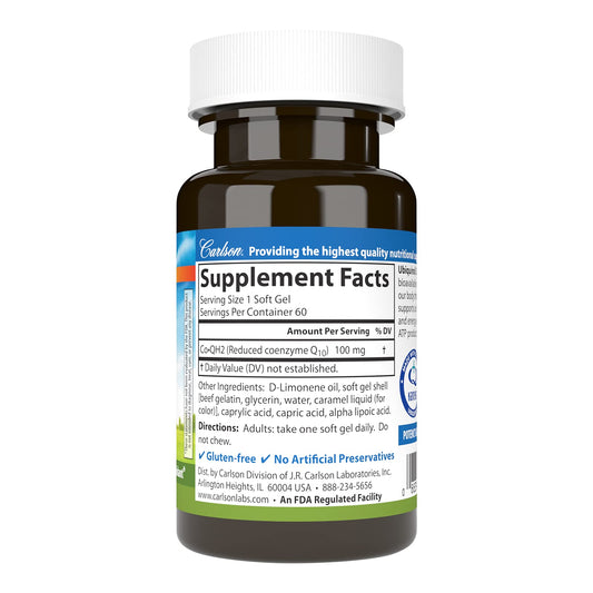 Close-up of ubiquinol Co-QH2 active antioxidant form