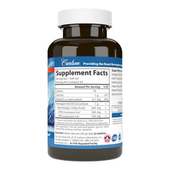 Close-up of a 500 mg DHA softgel