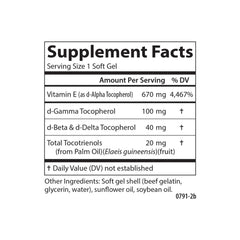 Healthy lifestyle concept with vitamin E supplement