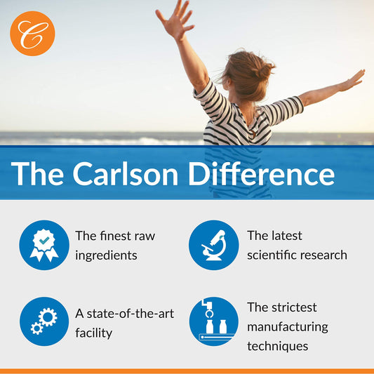 Carlson EcoSmart DHA Lemon bottle back label