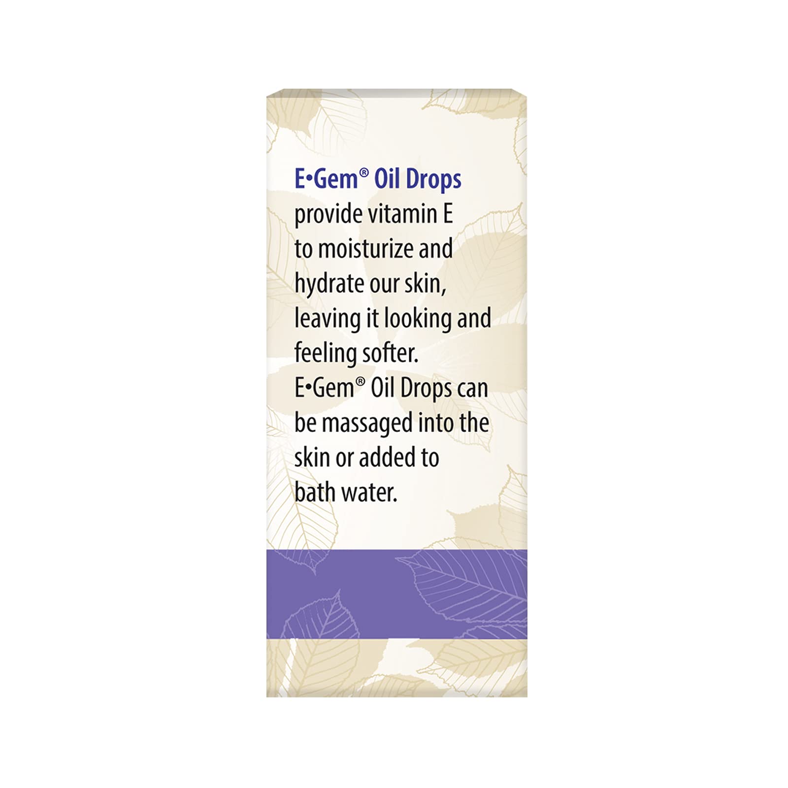 Front label of Carlson E-Gem Oil Drops