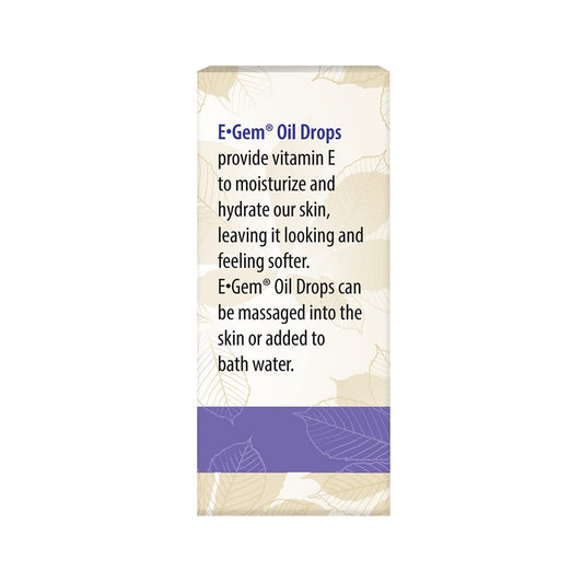 Front label of Carlson E-Gem Oil Drops