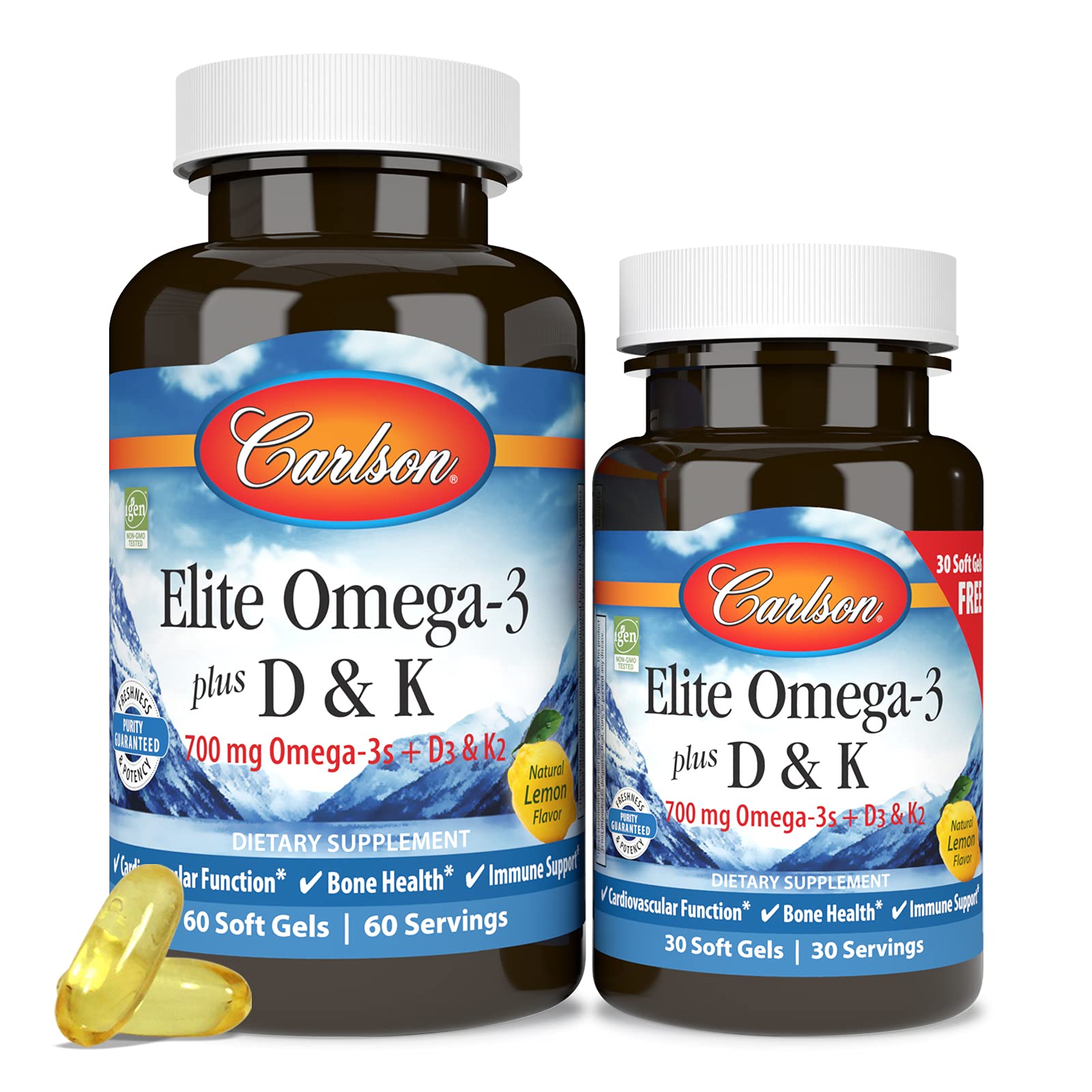 Freshness seal on packaging to convey potency and purity.