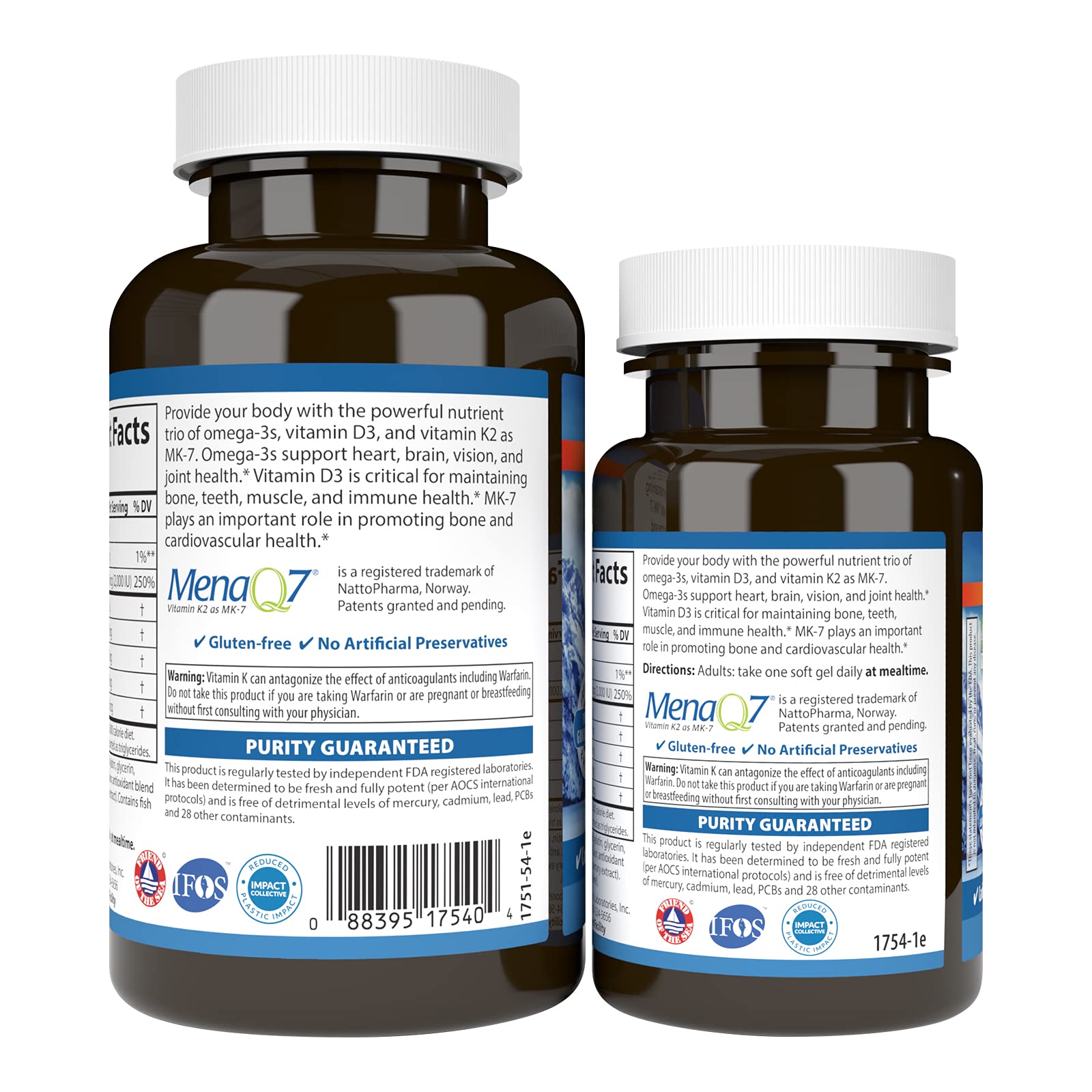 Lemon-flavored label close-up emphasizing flavor and easy daily omega-3 intake.