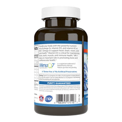 Packaging emphasizing EPA and DHA in Carlson Omega-3 Plus D & K Lemon