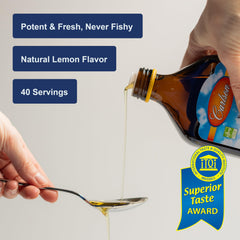 Wild-caught, sustainably sourced Norwegian fish oil
