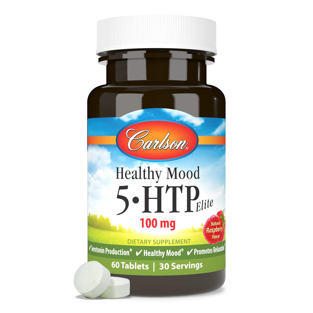 Bottled Carlson Healthy Mood 5-HTP Elite 100 mg with Griffonia simplicifolia