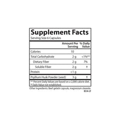 Ingredients and allergen information for Carlson Hi-Fiber