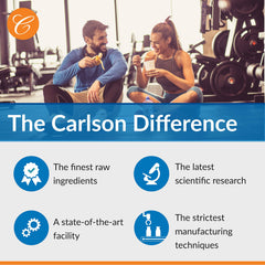 Front label of Carlson K Complete bottle