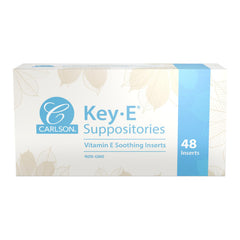 Carlson Key-E vitamin E suppositories packaging