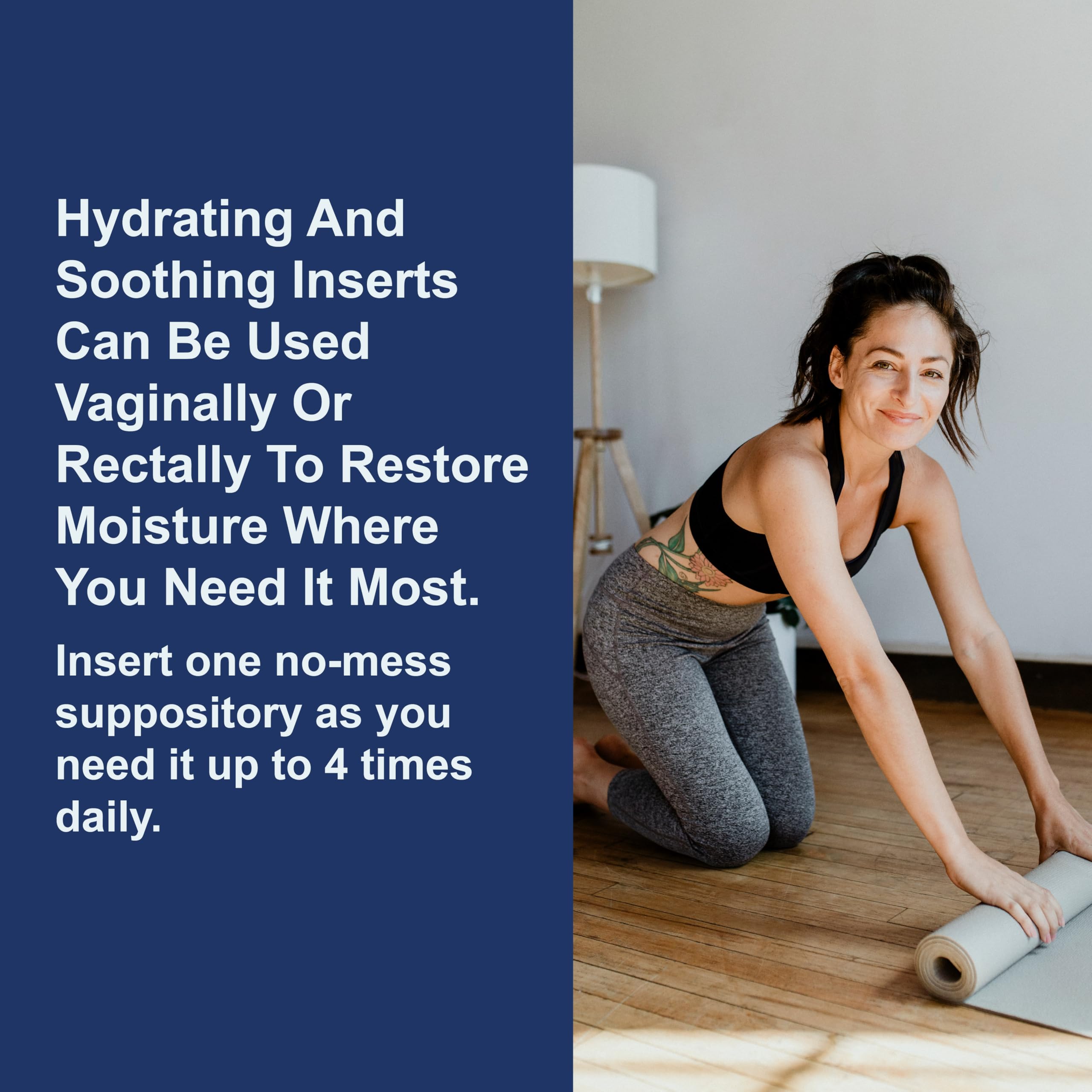 Carlson Key-E suppositories 30 IU vitamin E detail highlights nourishing vitamin E