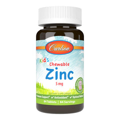 Animal-shaped zinc chewable tablet for kids in mixed berry flavor