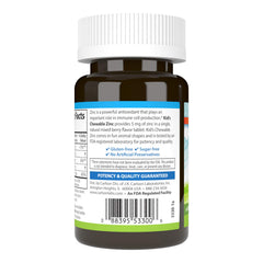 Front view of Carlson Kids Zinc bottle with label