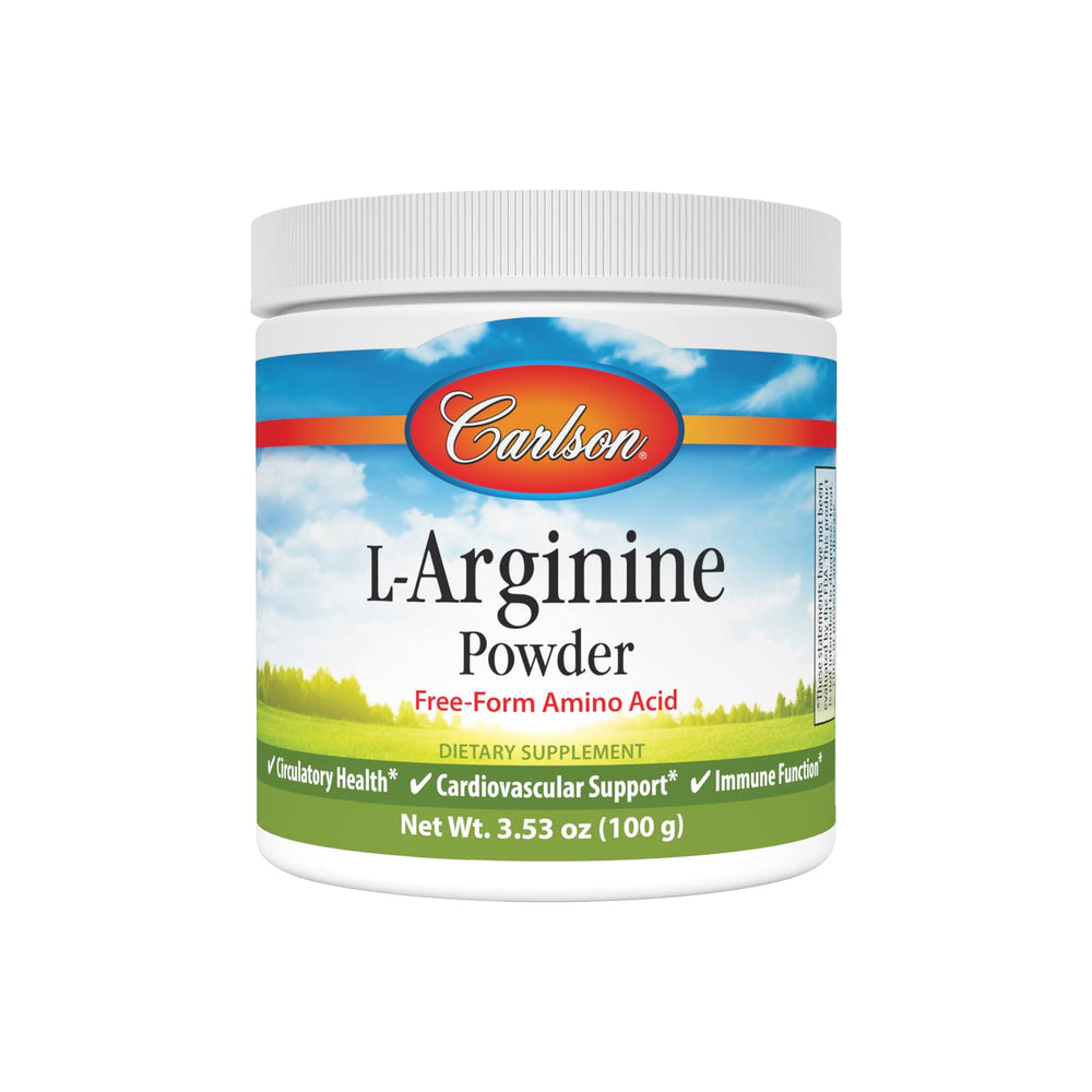 Carlson L-Arginine powder bottle front view