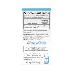 Infant vitamin D3 supplement usage illustration