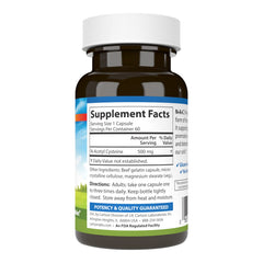 NAC N-Acetyl Cysteine bottle labeled 500mg