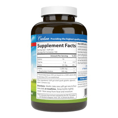 Packaging box for Carlson Lecithin 1200 mg softgels