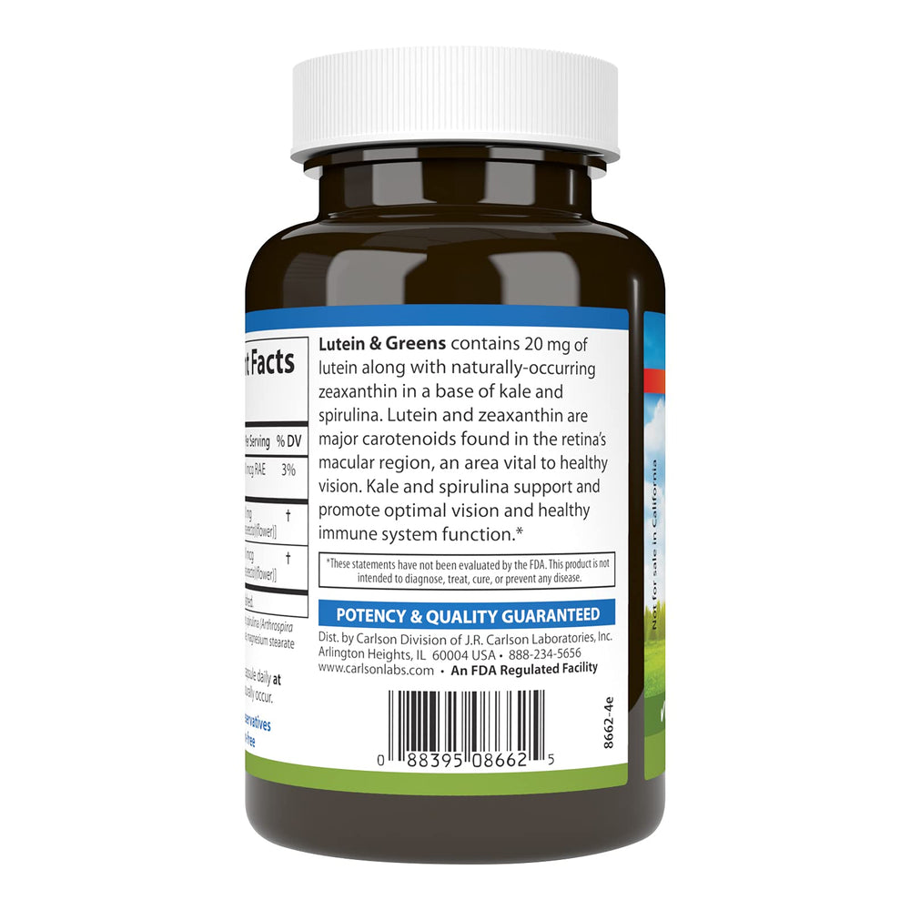 Zeaxanthin and lutein capsules