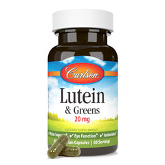 Ingredients list for Carlson Lutein & Greens