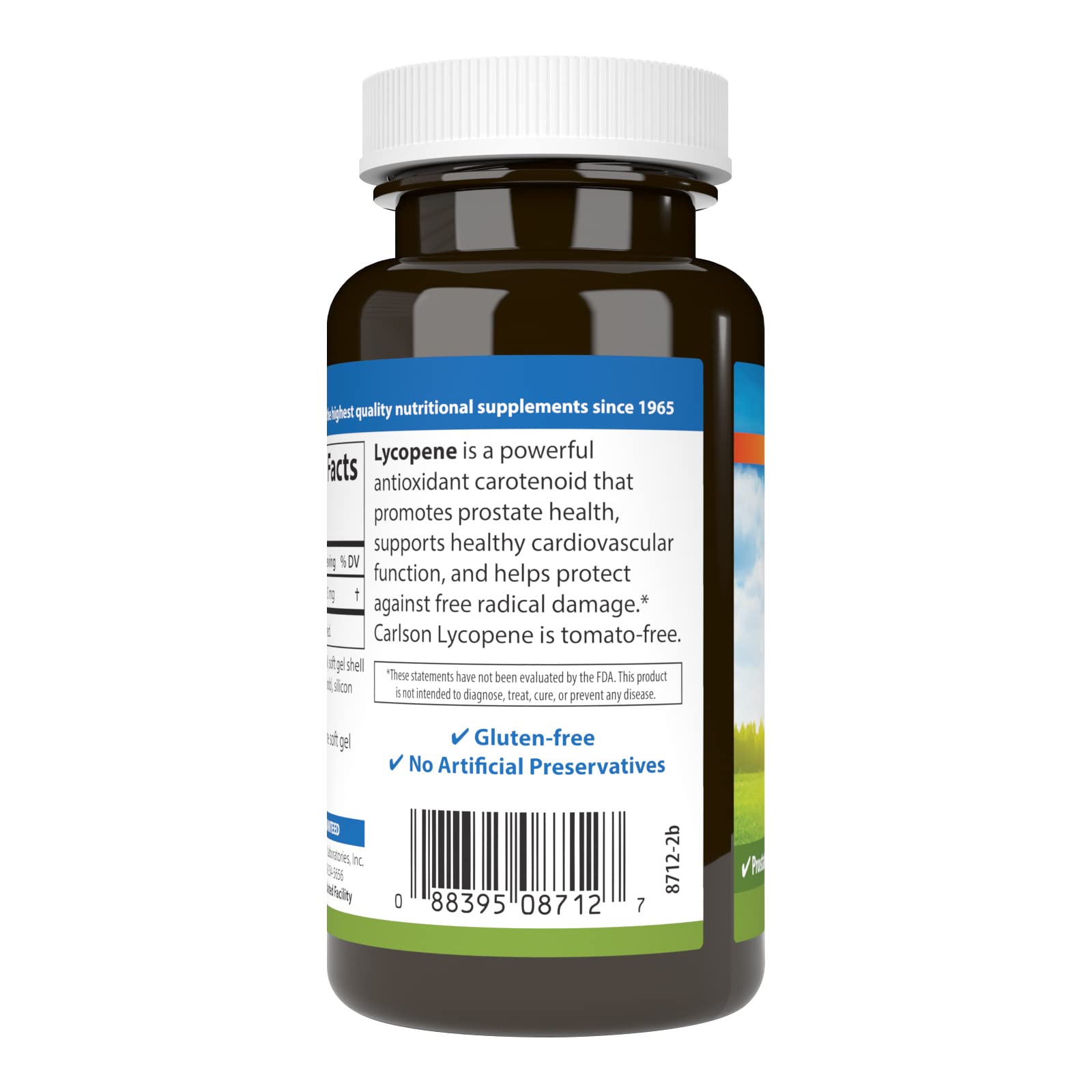 Tomato-free lycopene 15 mg softgel capsule