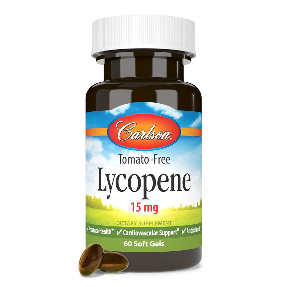 Ingredient panel for Carlson Lycopene tomato-free supplement
