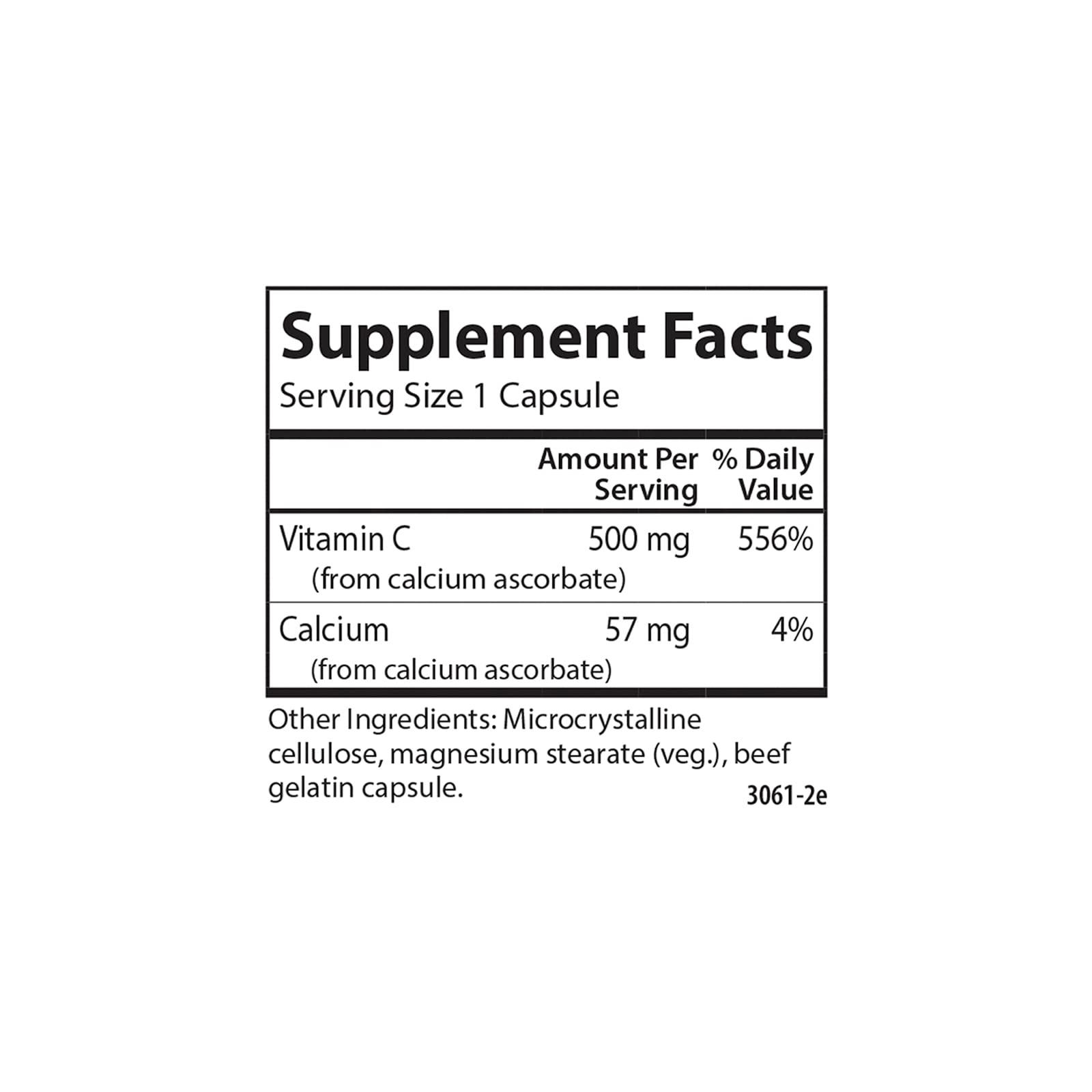 Non-acidic, gentle-on-teeth vitamin C