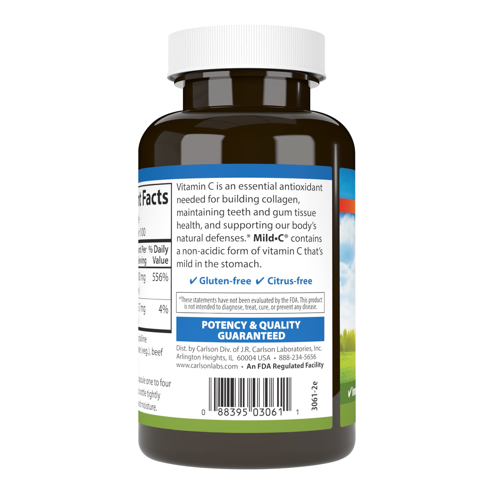 Carlson Mild-C supports teeth and gum health