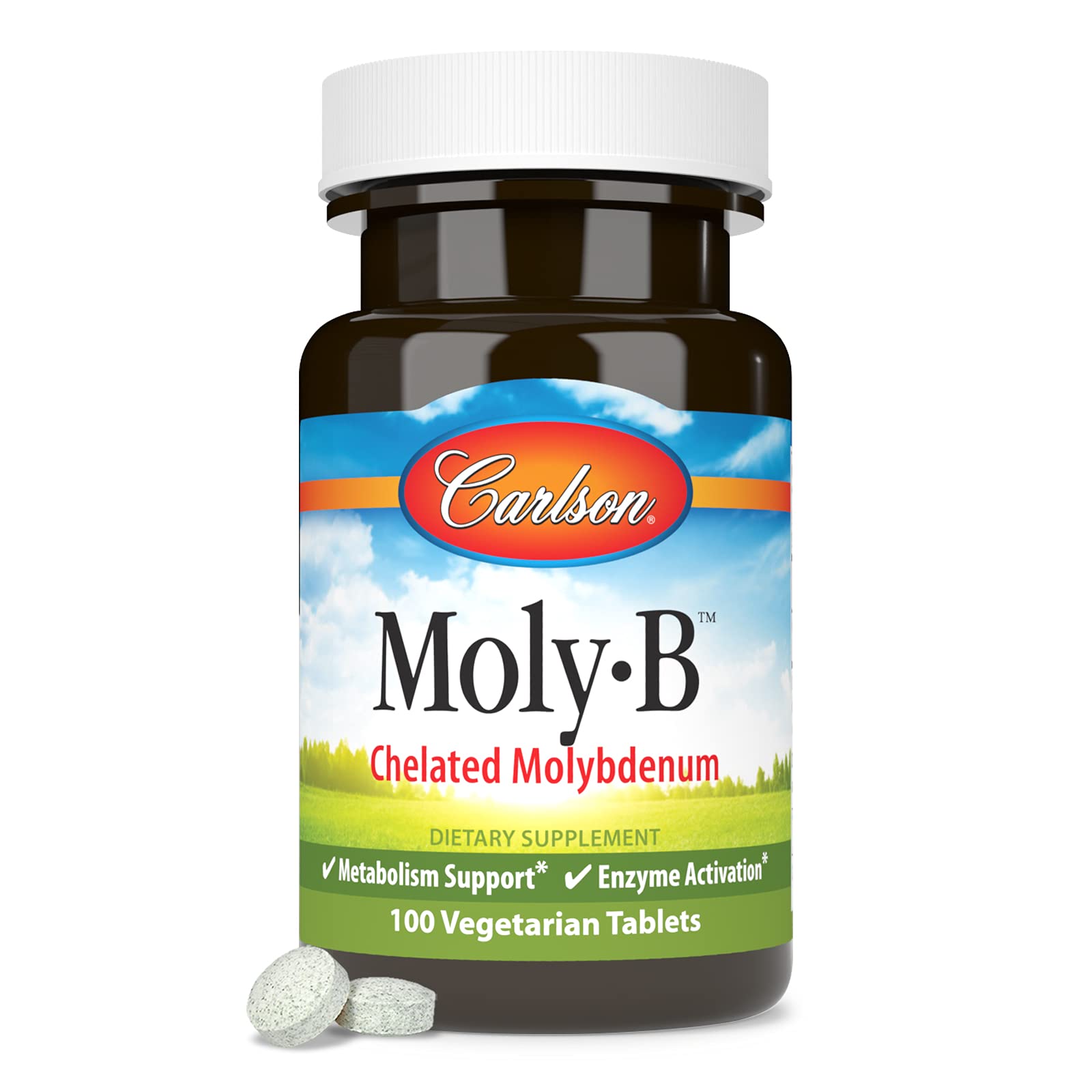 Vegetarian tablets of Carlson Moly-B